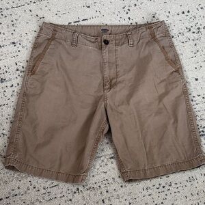 Old Navy Men's Ultimate Slim Built-In Flex Chino Shorts SZ 34 in Khaki/Toasty